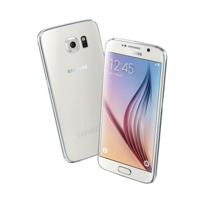 Samsung Galaxy S6 Edge Plus Duos Smartphone - Pearl White [32 GB]