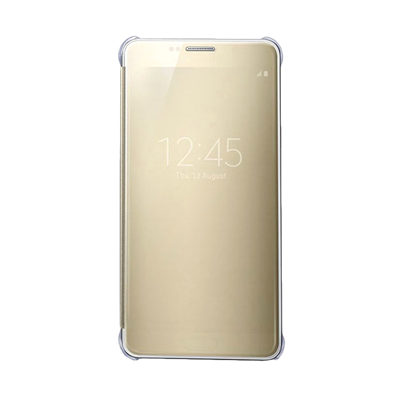 Samsung Original Clear View Cover Casing for Galaxy Note Gold