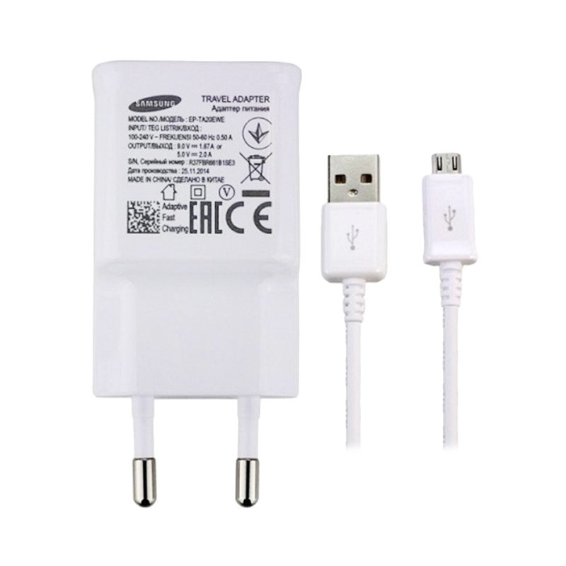 Jual Samsung Original EP-TA20EWE Adaptive Fast Charger [15 W] di Seller
