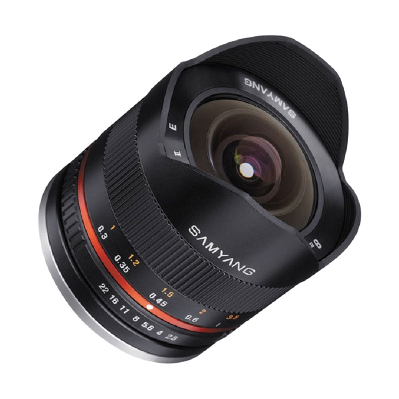 Jual Samyang 8mm f/2.8 Fisheye II Lensa for Sony E Mount 