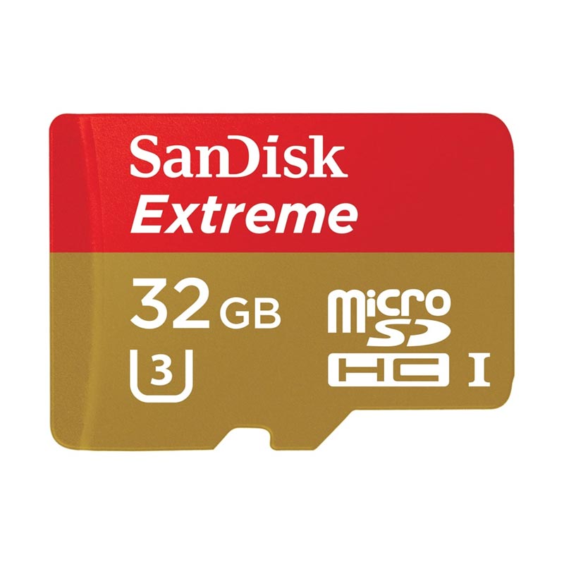 Jual Sandisk Extreme Micro SD UHS-1 Class 10 Memory Card [32 GB/100