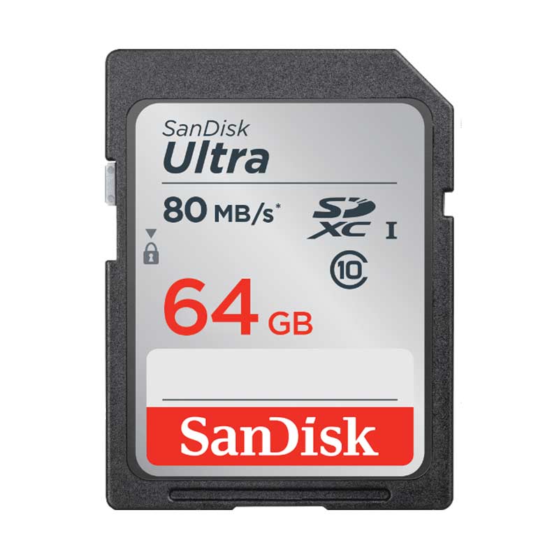 Jual Sandisk Ultra SDHC Class 10 Memory Card [64 GB/80 Mbps] di Seller