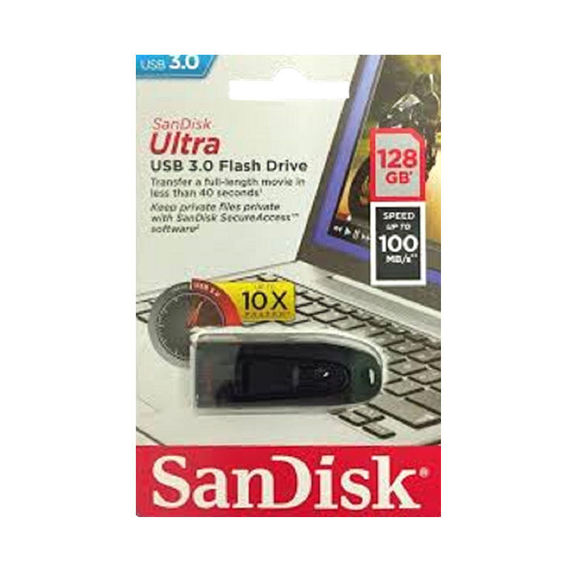 Jual sandisk 128gb ultra usb 3 0 flasdisk di seller jet store mangga