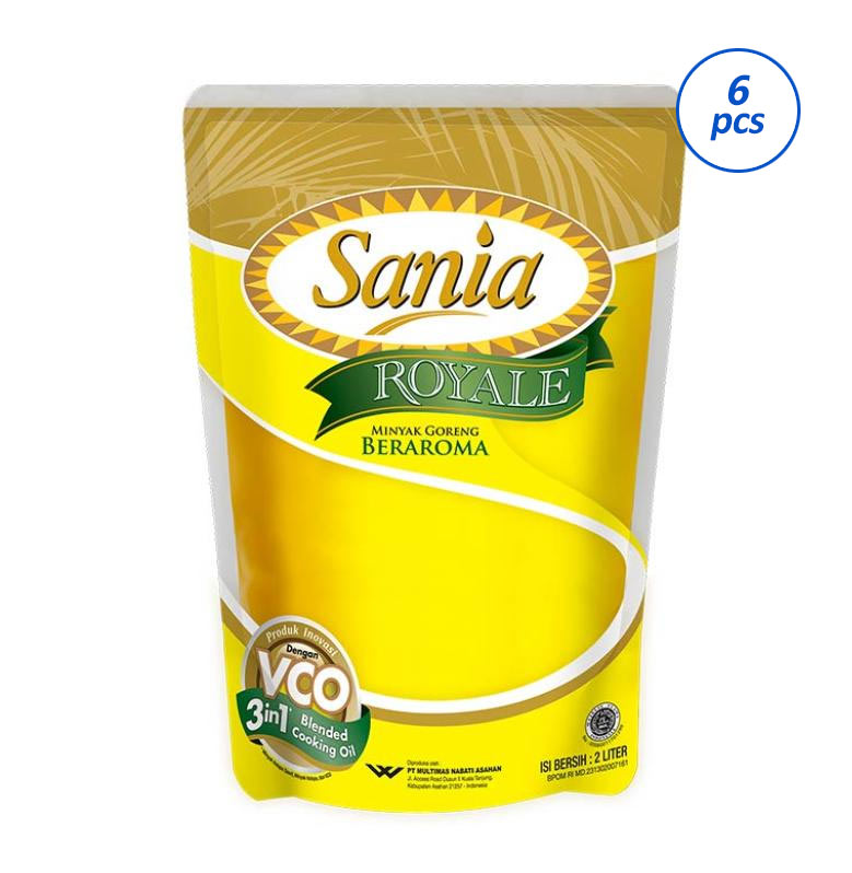 jual sania royale minyak goreng 2000 ml 6 pouch jual sania royale minyak goreng 2000 ml 6 pouch