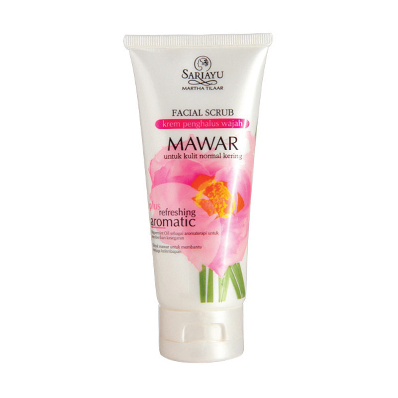 Image result for SARIAYU Facial Scrub (Krem Penghalus Wajah) Mawar
