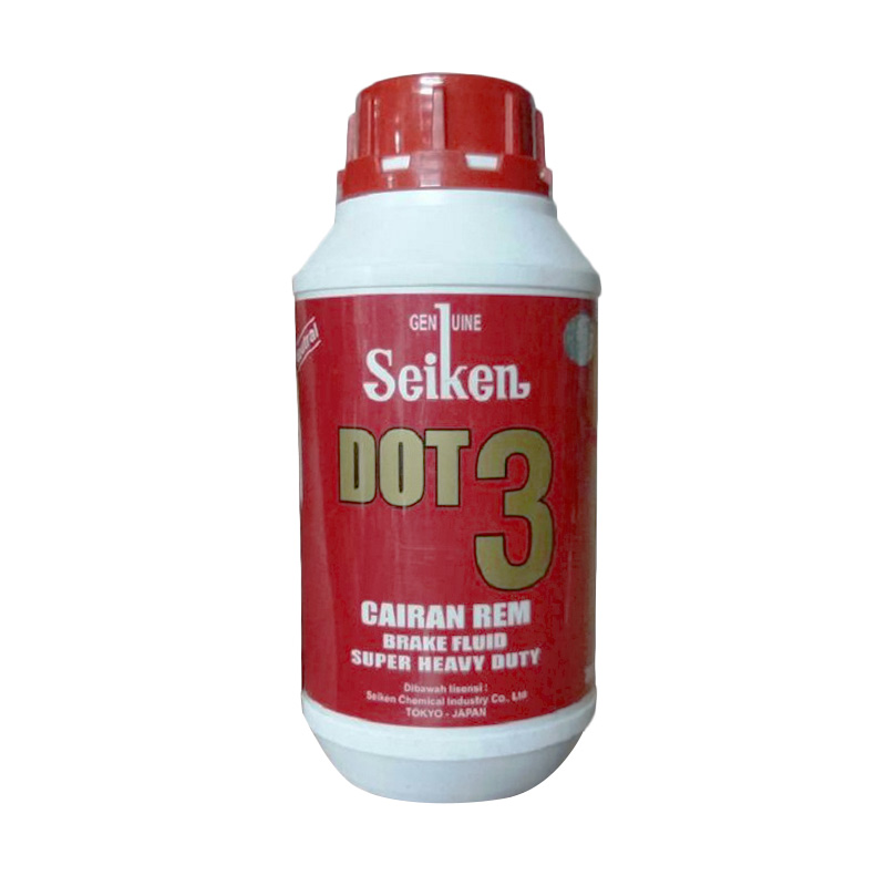 Promo Seiken Dot 3 Brake Fluid Neutral Minyak Rem Merah [300 Ml