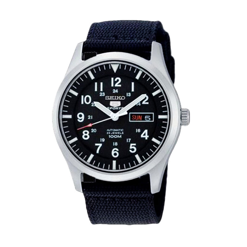 Seiko 5 Automatic SNZG15 Jam Tangan Pria - Hitam