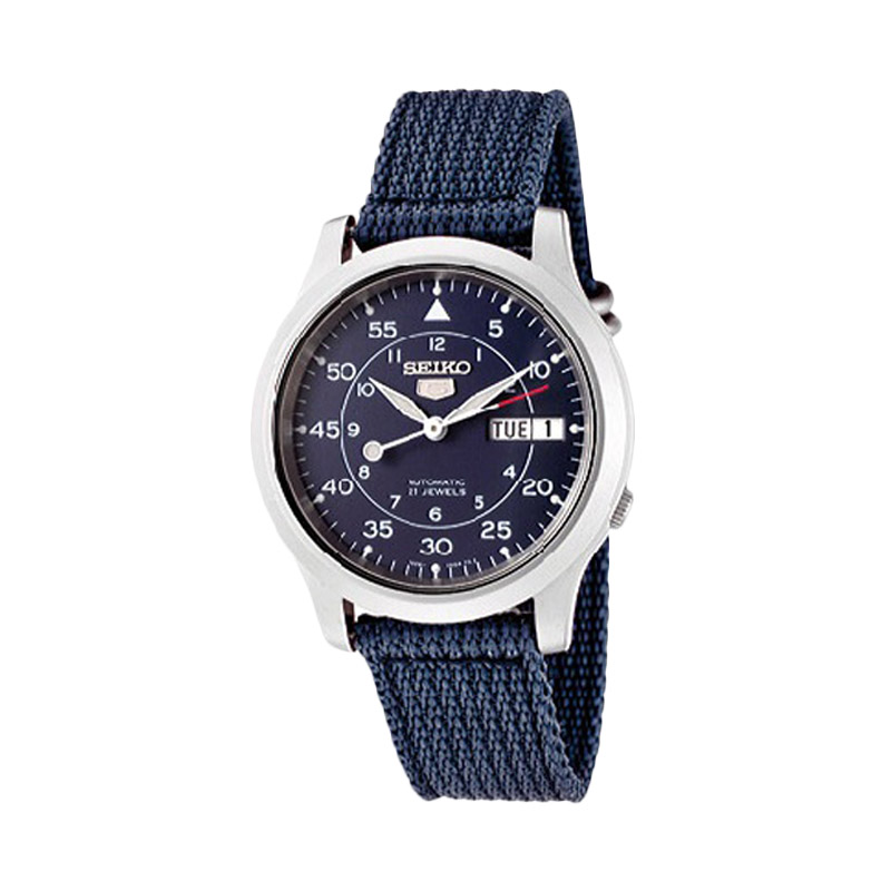 Jual Seiko 5 SNK807K2 Original Jam Tangan Pria - Blue 