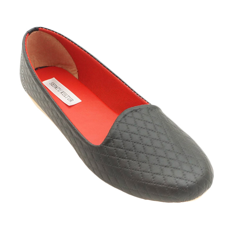 Sepatu Kultur Coco Black Loafer