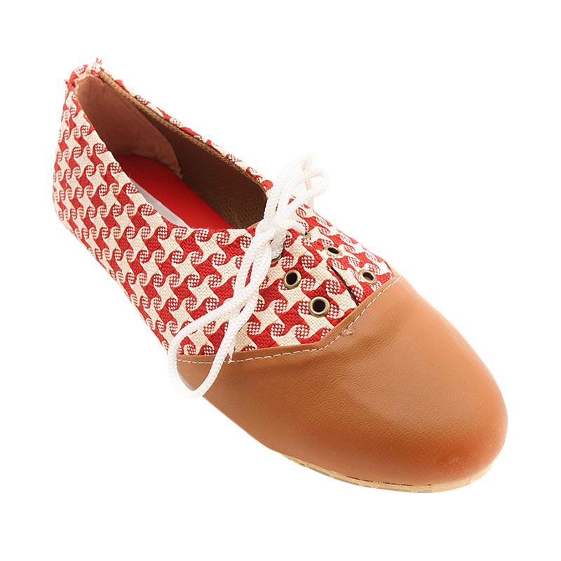 Sepatu Kultur Triana Flats Sepatu Wanita - Red