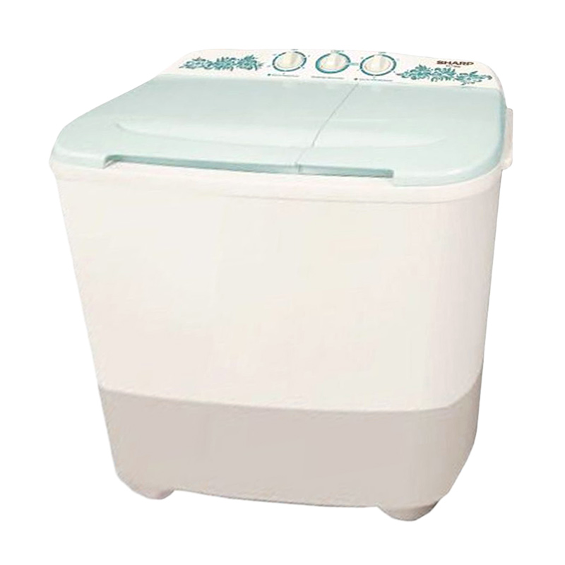 Jual Sharp EST75MWBK Twin Tub Washing Machine [7.5 Kg] di Seller