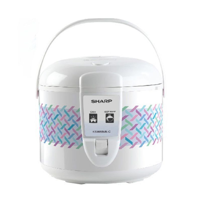 SHARP KS-N18ME-C White Rice Cooker Extra diskon 7% setiap hari Extra diskon 5% setiap hari Citibank – lebih hemat 10%