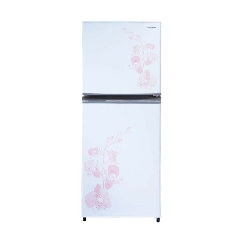 Weekend Deal - SHARP Kirei SJ-235MD White Kulkas [2 Pintu]