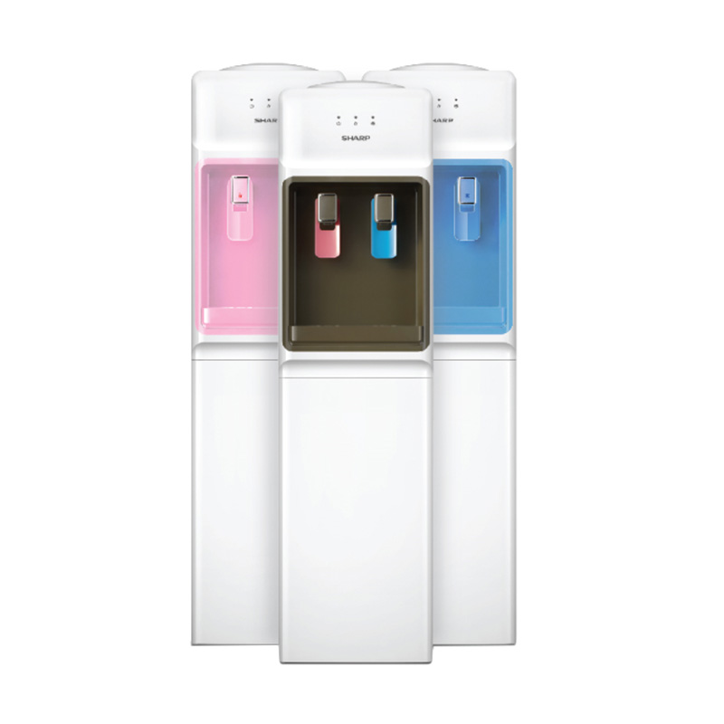 Harga SHARP SWDT102ESBK Top Loading Black Water Dispenser
