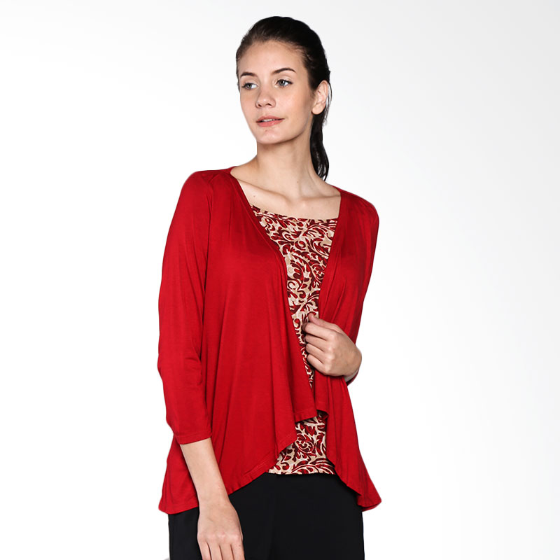 Simplicity Long Sleeve Blouse 31FE11510 - Red