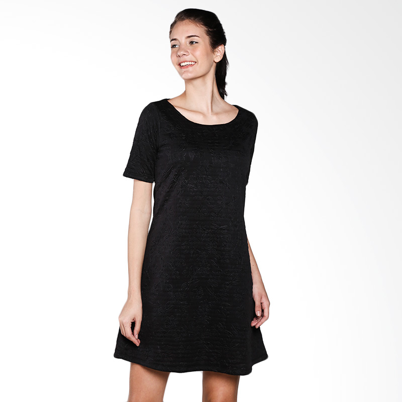 Simplicity 37OK31510 Short Dress Wanita - Black