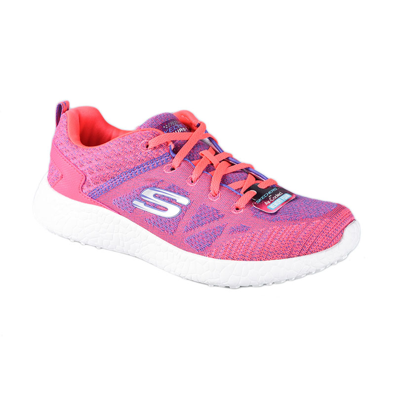 purple skechers memory foam