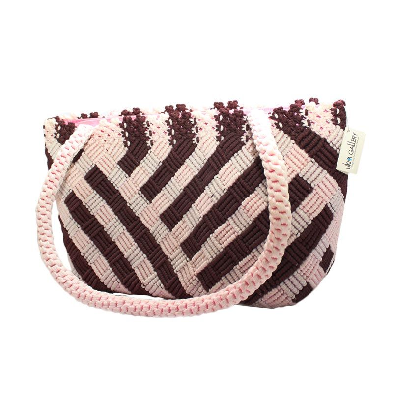 jual smesco trade wanita rajut cokelat tas tangan jual smesco trade wanita rajut cokelat tas tangan