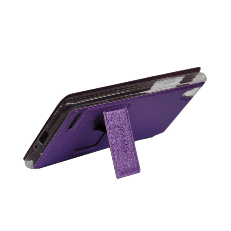 Jual SMILE Flip Cover Casing for Xiaomi Redmi Note - Ungu Online Maret