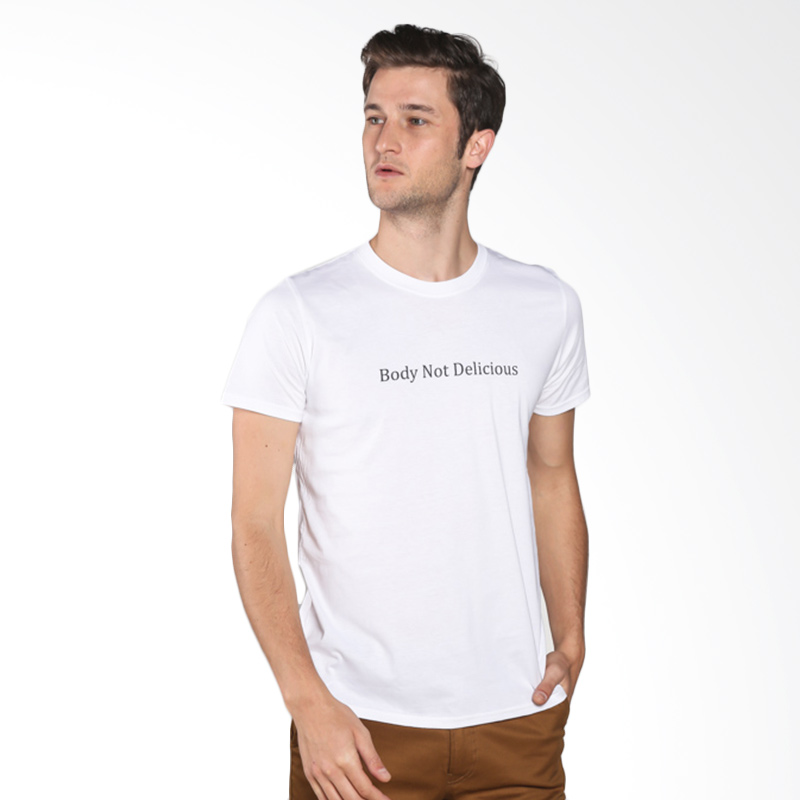 Snaaks Body Not Delicious BN Man T-shirt - White Extra diskon 7% setiap hari Extra diskon 5% setiap hari Citibank – lebih hemat 10%