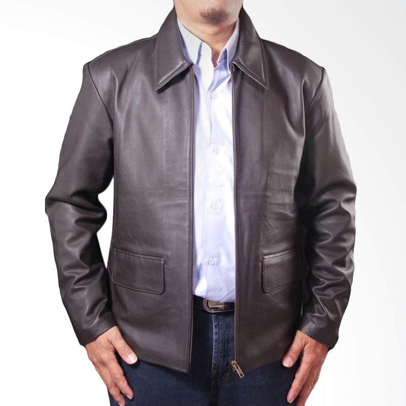 Sogno Leather Jacket 011 Men Jacket Black Jaket Pria