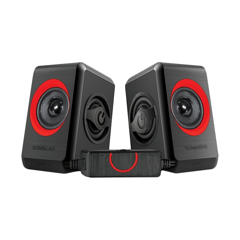 jual sonicgear quatro 2 2 1 merah usb speaker with jual sonicgear quatro 2 2 1 merah usb speaker with