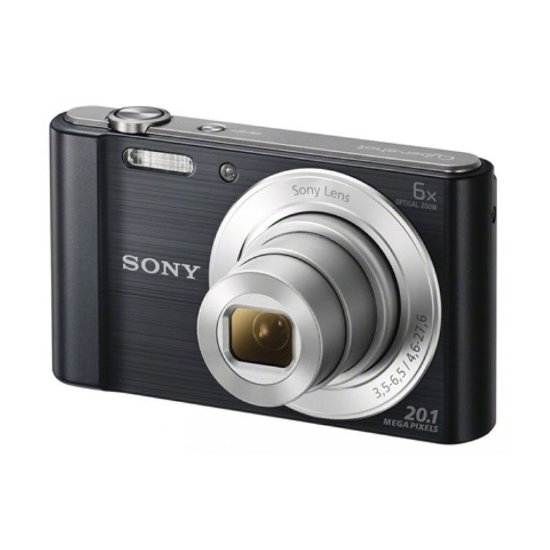 Sony DSC W810 Black + SANDISK SD ULTRA 16GB + SCREEN GUARD
