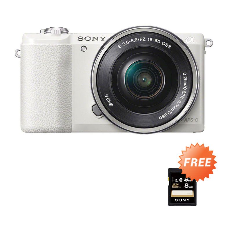 Jual Sony Alpha 5100 kit 16-50mm Kamera Mirrorless + 8GB