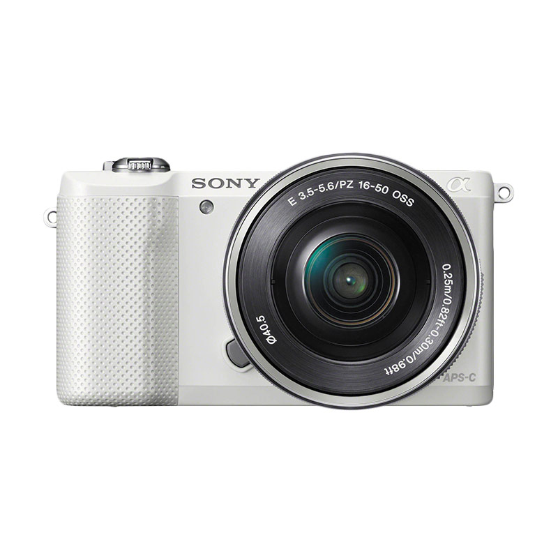 Sony Alpha A5000 KIT 16-50mm f/3.5-5.6 OSS White Kamera Mirrorless + SANDISK SD ULTRA 16GB + FILTER UV