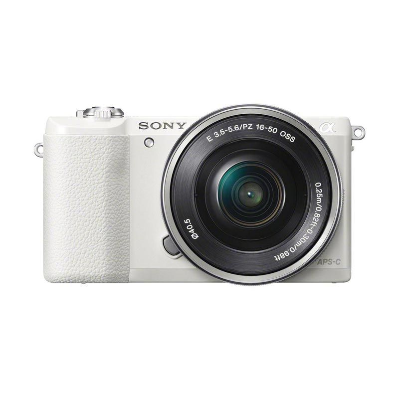 Sony Alpha A5100 KIT 16-50mm f/3.5-5.6 OSS Putih Kamera Mirrorless