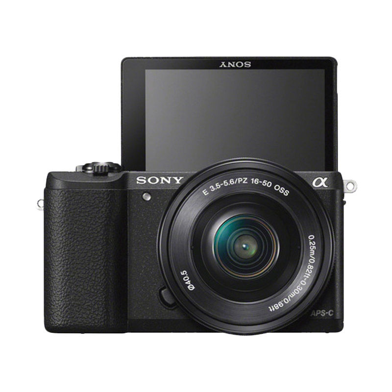 SONY Alpha A5100 Black Kit 16-50mm f/3.5-5.6 OSS + Bonus SDHC 8GB