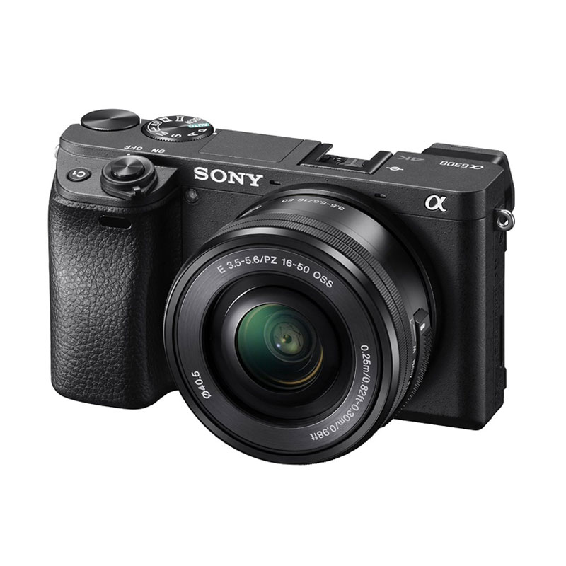 Sony Alpha a6300 Kit 16-50mm + Sony Battery NP-FW50 + Sony SDXC 64GB UHS-I - Black