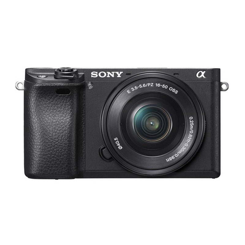 Sony Alpha A6300L Kit 16-50mm PZ OSS Kamera Mirrorless - Black + Free Memory 64GB