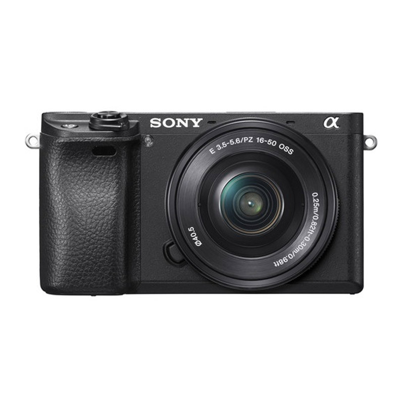 Sony Alpha A6300 Kit 16-50mm Kamera Mirrorless - Hitam Bonus Memory SD card 64GB