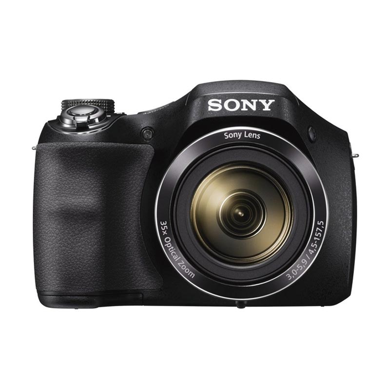 Sony Cyber Shot DSC-H300 Hitam Kamera Pocket, Bonus : memory 16GB + anti gores