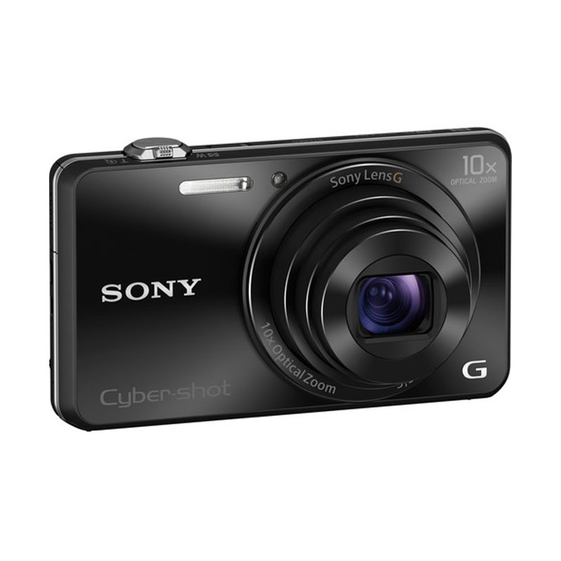 Sony Cyber-shot DSC-WX220 Kamera Pocket - Hitam [18.2 MP]