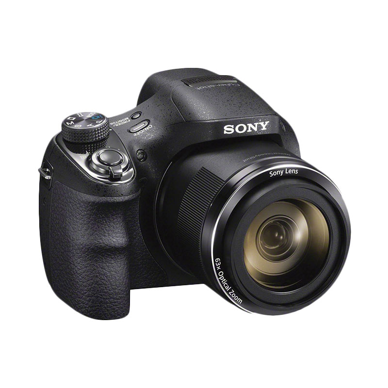 SONY Cyber-shot DSC-H400 20.1MP 63x Zoom Full HD + SanDisk 16Gb + Screen Protector + Camera Bag + ATTanta Kaiser 203