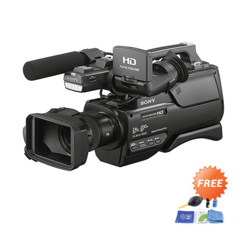 Jual Sony HXR MC2500 Shoulder Mount AVCHD Hitam Camcorder + Cleaning
