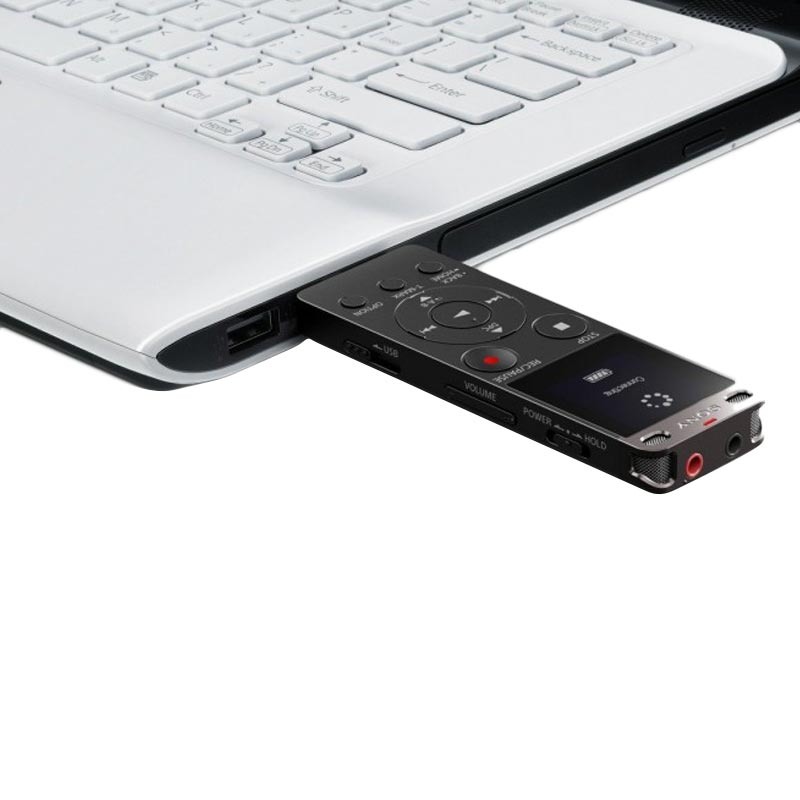 Jual Sony Icdux560 Digital Voice Recorder With Builtin Usb Black Di