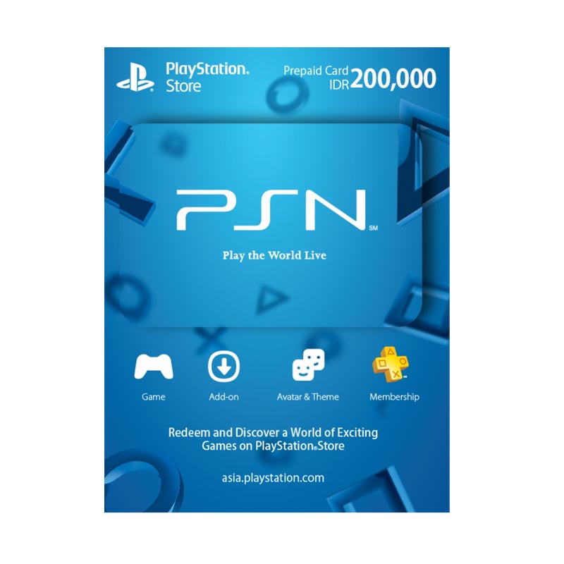 Jual SONY PSN Card IDR 200 Digital Voucher Code Online ...