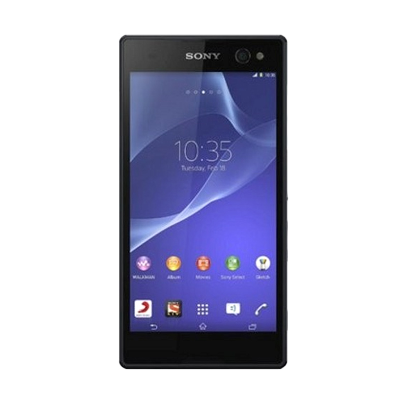 Sony Xperia C3 D2533 Hitam Smartphone [8 GB]