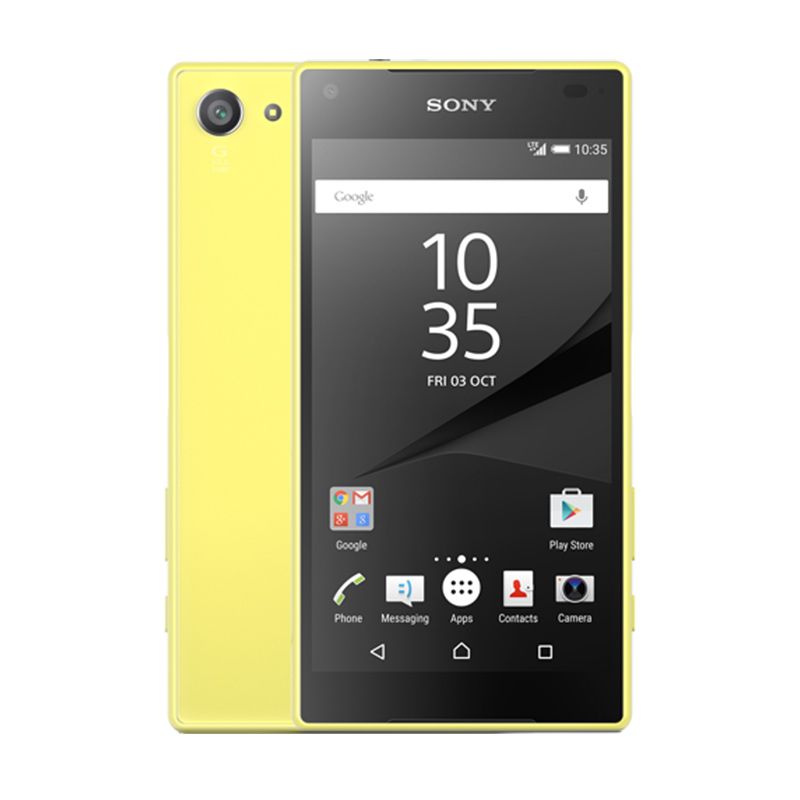 Sony Xperia Z5 Compact Smartphone - Yellow [32GB]