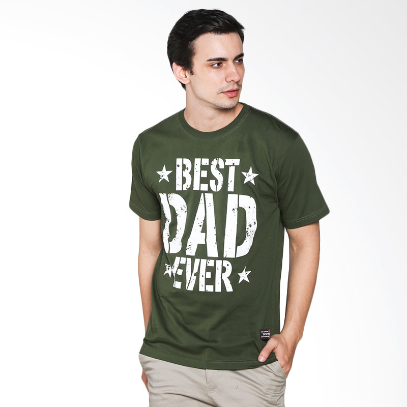 Sophistico Best dad SO051621 T-shirt - Green Extra diskon 7% setiap hari Extra diskon 5% setiap hari Citibank – lebih hemat 10%