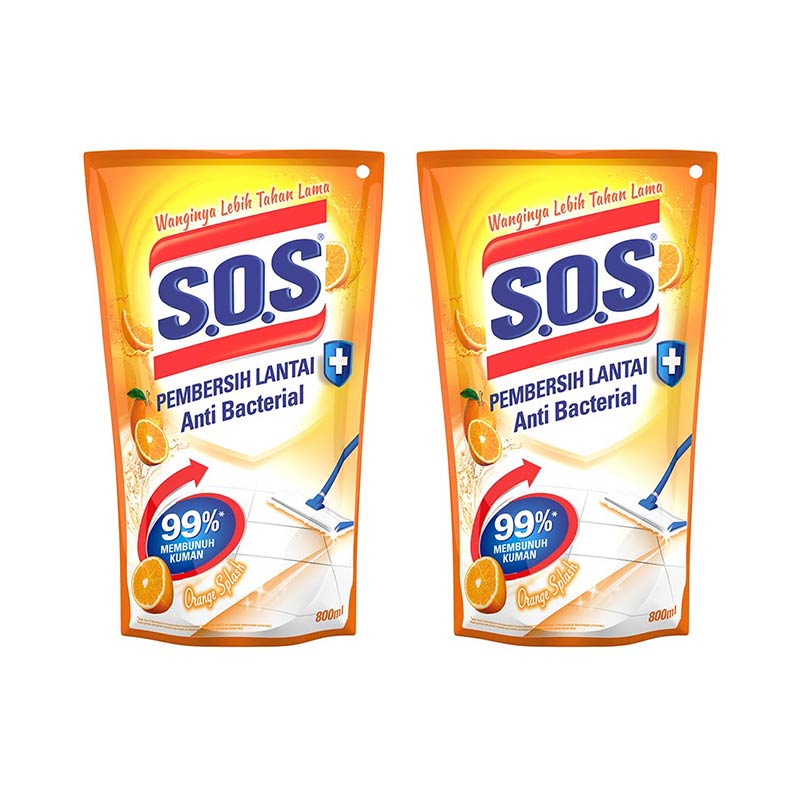 SOS Floor Cleaner Or... mL/2 Pcs]