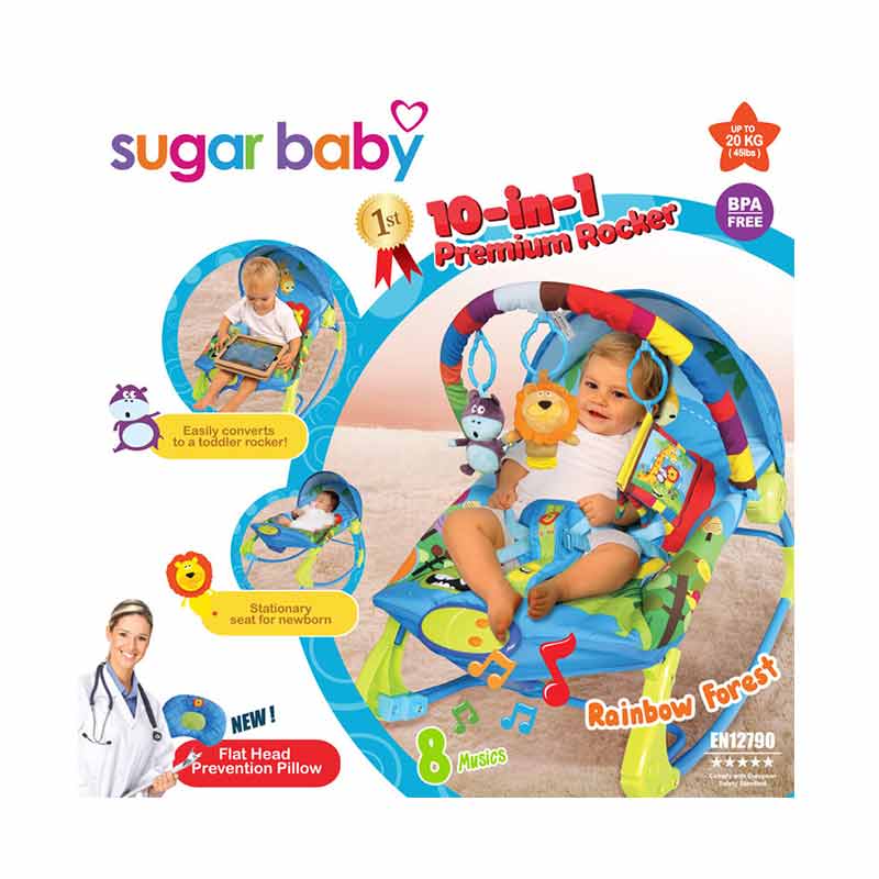 jual sugar baby premium rainbow forest rocker tempat tidur bayi 10 in 1 harga jual sugar baby premium rainbow forest rocker tempat tidur bayi 10 in 1 harga