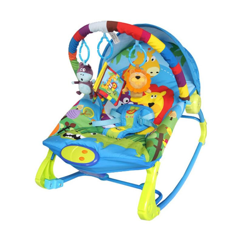 Jual Sugar Baby Rainbow Forest Premium Rocker 10 in 1 Bouncer di Seller