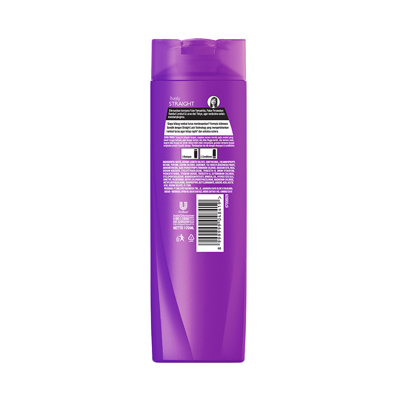 Jual Sunsilk Shampoo Lively Straight 170ml Online April 2021 | Blibli
