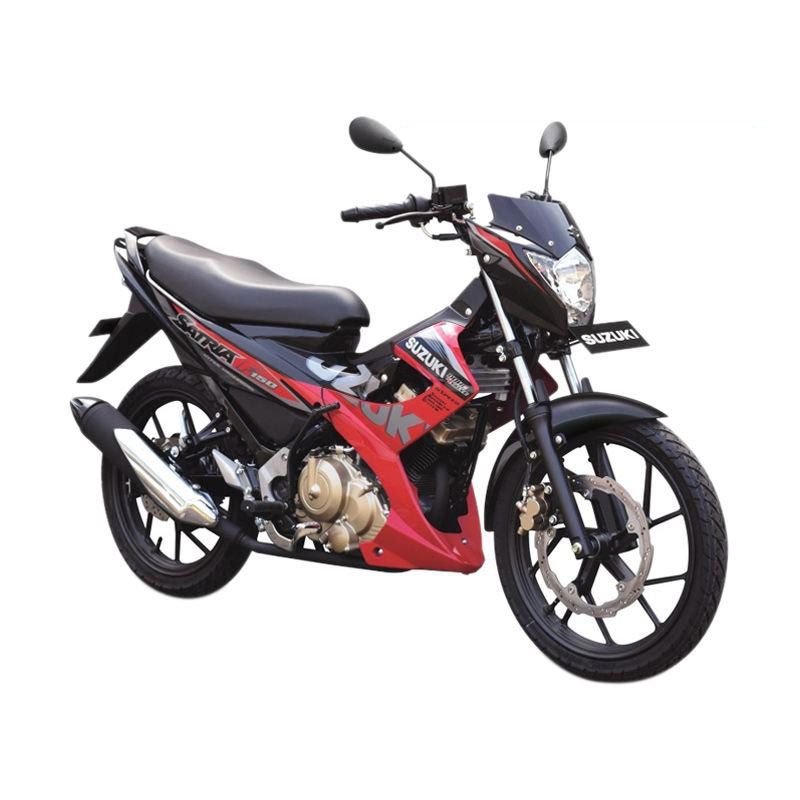 Jual suzuki satria f 150 r brilliant white titan black Jual suzuki satria f 150 r brilliant white titan black