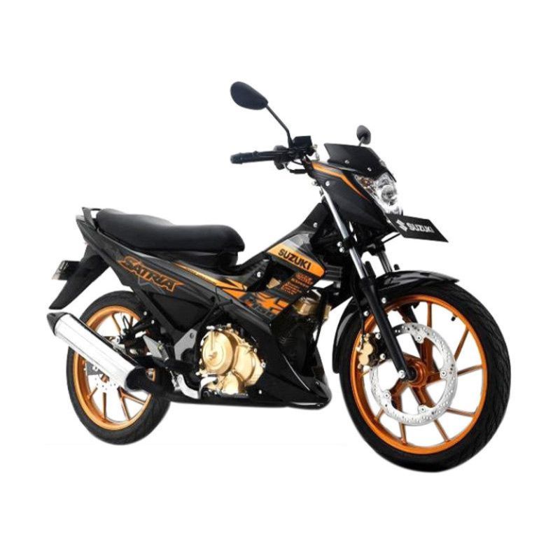 Jual Suzuki New Satria F 150 Black Fire Gold Sepeda Motor