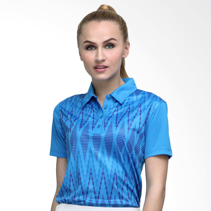 Jual Svingolf Tenun Polo Baju Golf - Dusk Blue Ash Online